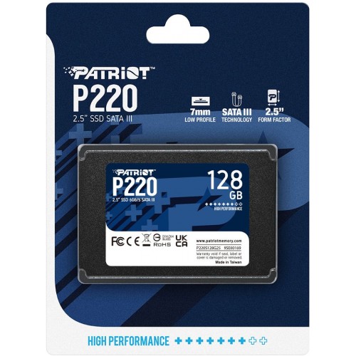 Накопитель SSD Patriot SATA-III 128GB P220S128G25 P220 2.5"