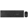Клавиатура + мышь Оклик S255W клав:черный мышь:черный USB беспроводная Multimedia (1909361)