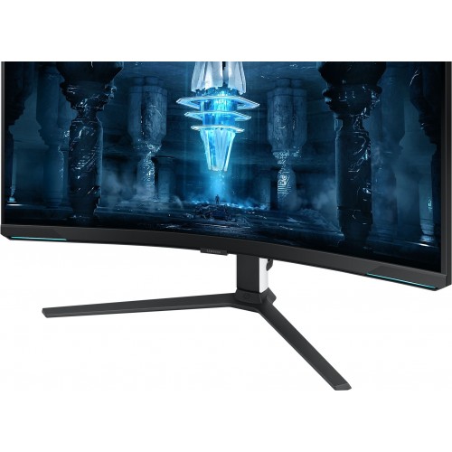 Монитор Samsung 32" Odyssey Neo G8 S32BG852NI черный/белый VA LED 16:9 HDMI полуматовая HAS Piv 350cd 178гр/178гр 3840x2160 240Hz FreeSync Premium Pro DP 4K USB 7кг