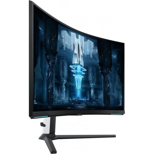 Монитор Samsung 32" Odyssey Neo G8 S32BG852NI черный/белый VA LED 16:9 HDMI полуматовая HAS Piv 350cd 178гр/178гр 3840x2160 240Hz FreeSync Premium Pro DP 4K USB 7кг