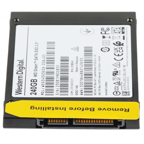 Накопитель SSD WD SATA-III 240GB WDS240G3G0A Green 2.5"