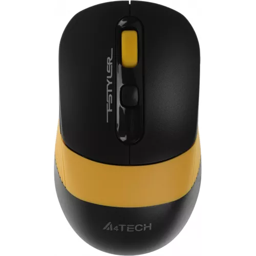 Клавиатура + мышь A4Tech Fstyler FG1110 клав:черный/желтый мышь:черный/желтый USB беспроводная Multimedia (FG1110 BUMBLEBEE)