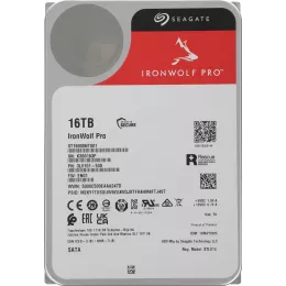 Жесткий диск Seagate SATA-III 16Tb ST16000NT001 NAS Ironwolf Pro 512E (7200rpm) 256Mb 3.5"