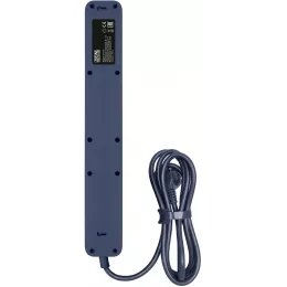 Сетевой фильтр Powercom SP-06W 3,0М 3м (6 розеток) белый/серый (коробка)