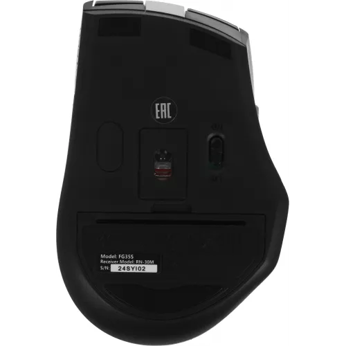 Мышь A4Tech Fstyler FG35S серый/черный оптическая 2000dpi silent беспров. USB 5but (FG35S USB GREY)