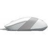 Мышь A4Tech Fstyler FM10S белый/серый оптическая 1600dpi silent USB 3but (FM10S USB WHITE)