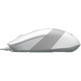 Мышь A4Tech Fstyler FM10S белый/серый оптическая 1600dpi silent USB 3but (FM10S USB WHITE)