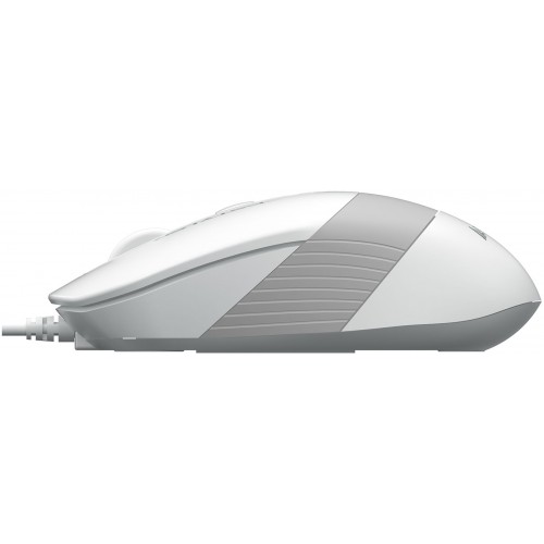Мышь A4Tech Fstyler FM10S белый/серый оптическая 1600dpi silent USB 3but (FM10S USB WHITE)