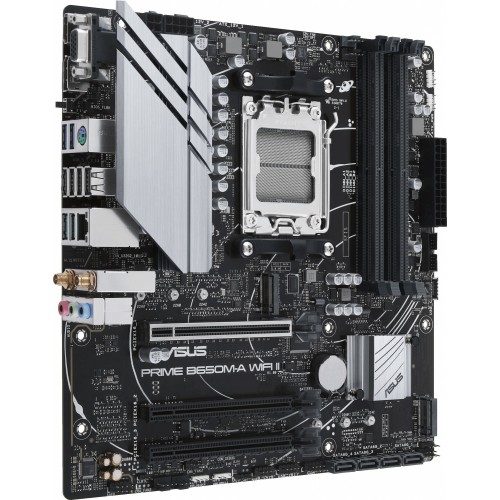 Материнская плата Asus PRIME B650M-A WIFI II Socket AM5 AMD B650 4xDDR5 mATX AC`97 8ch(7.1) 2.5Gg RAID+VGA+HDMI+DP