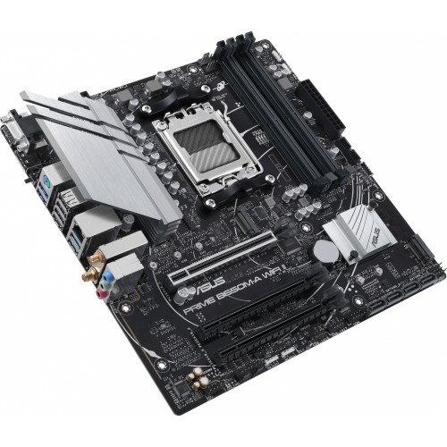 Материнская плата Asus PRIME B650M-A WIFI II Socket AM5 AMD B650 4xDDR5 mATX AC`97 8ch(7.1) 2.5Gg RAID+VGA+HDMI+DP