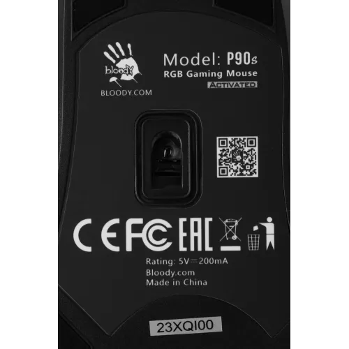 Мышь A4Tech Bloody P90s черный оптическая 8000dpi USB 7but (P90S STONE BLACK)