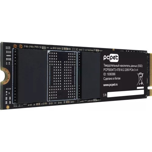 Накопитель SSD PC Pet PCIe 3.0 x4 4TB PCPS004T3 M.2 2280 OEM
