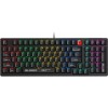 Клавиатура A4Tech S98 механическая черный USB for gamer LED (S98 BLACK) кабель 1.8м