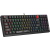 Клавиатура A4Tech S98 механическая черный USB for gamer LED (S98 BLACK) кабель 1.8м