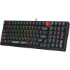 Клавиатура A4Tech S98 механическая черный USB for gamer LED (S98 BLACK) кабель 1.8м