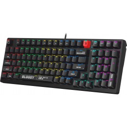 Клавиатура A4Tech S98 механическая черный USB for gamer LED (S98 BLACK) кабель 1.8м