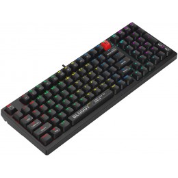 Клавиатура A4Tech S98 механическая черный USB for gamer LED (S98 BLACK) кабель 1.8м