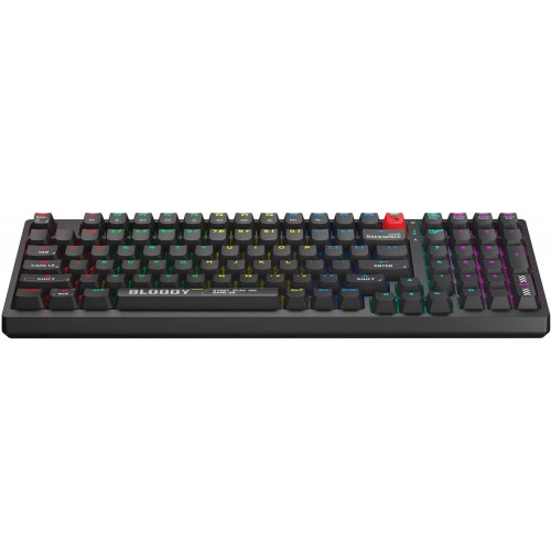 Клавиатура A4Tech S98 механическая черный USB for gamer LED (S98 BLACK) кабель 1.8м