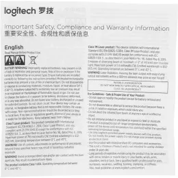 Мышь Logitech M190 черный/красный оптическая 1000dpi беспров. USB 2but (910-005926)