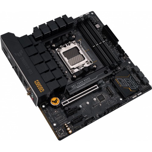 Материнская плата Asus TUF GAMING B650M-E WIFI Socket AM5 AMD B650 4xDDR5 mATX AC`97 8ch(7.1) 2.5Gg RAID+HDMI+DP
