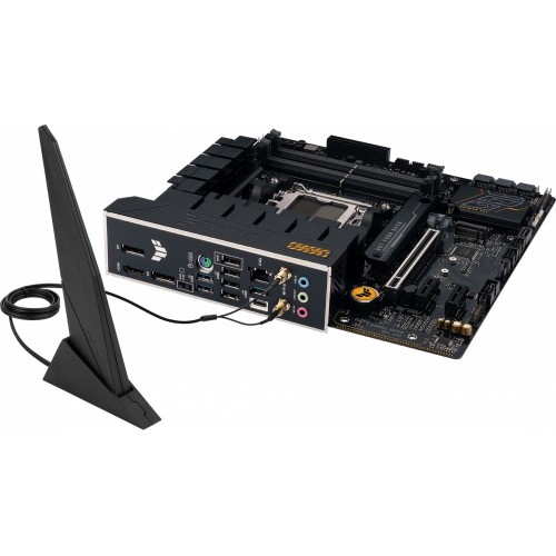 Материнская плата Asus TUF GAMING B650M-E WIFI Socket AM5 AMD B650 4xDDR5 mATX AC`97 8ch(7.1) 2.5Gg RAID+HDMI+DP