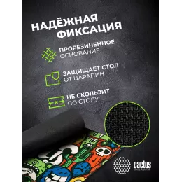 Коврик для мыши Cactus Colorful Cacti 400x300x3мм (CS-MP-PRO07XL)