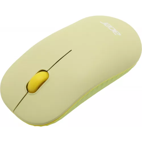 Клавиатура + мышь Acer OCC205 клав:зеленый/желтый мышь:зеленый/желтый USB беспроводная slim Multimedia (ZL.ACCEE.00E)