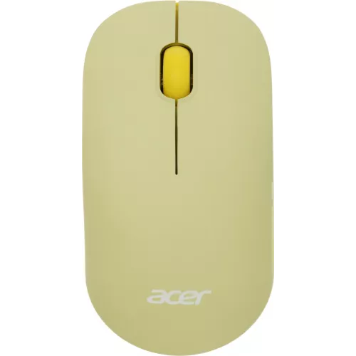 Клавиатура + мышь Acer OCC205 клав:зеленый/желтый мышь:зеленый/желтый USB беспроводная slim Multimedia (ZL.ACCEE.00E)