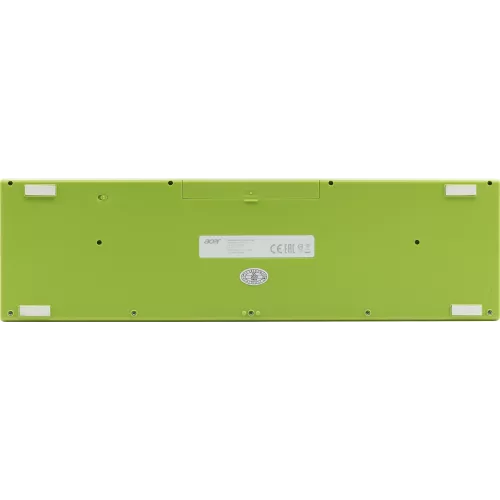 Клавиатура + мышь Acer OCC205 клав:зеленый/желтый мышь:зеленый/желтый USB беспроводная slim Multimedia (ZL.ACCEE.00E)