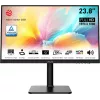 Монитор MSI 23.8" Modern MD2412P черный IPS LED 1ms 16:9 HDMI M/M матовая HAS Piv 300cd 178гр/178гр 1920x1080 100Hz FreeSync FHD USB 4.65кг