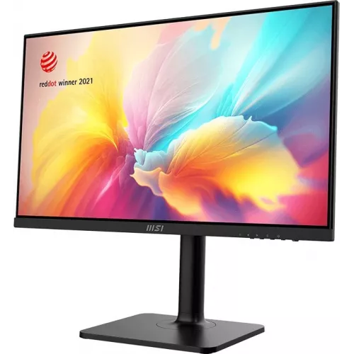 Монитор MSI 23.8" Modern MD2412P черный IPS LED 1ms 16:9 HDMI M/M матовая HAS Piv 300cd 178гр/178гр 1920x1080 100Hz FreeSync FHD USB 4.65кг