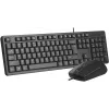 Клавиатура + мышь A4Tech KR-3330S клав:черный мышь:черный USB