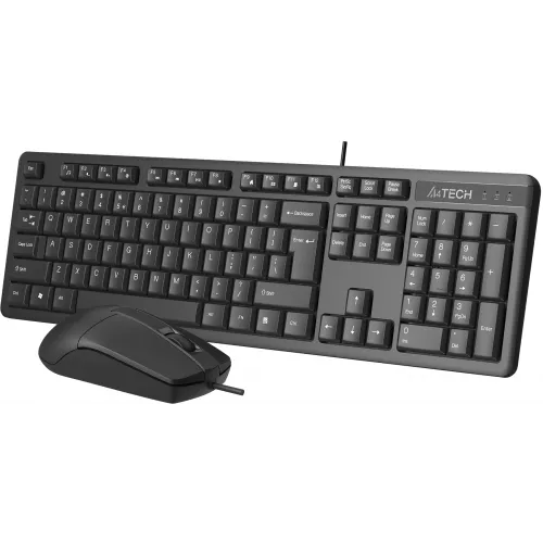 Клавиатура + мышь A4Tech KR-3330S клав:черный мышь:черный USB