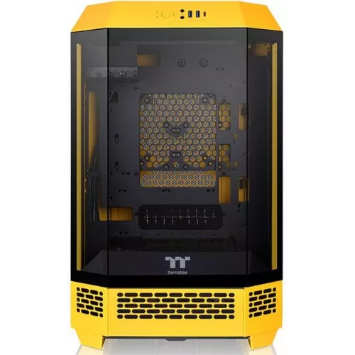 Корпус Thermaltake The Tower 300 Bumblebee желтый без БП mATX 8x120mm 6x140mm 2xUSB3.0 audio bott PSU