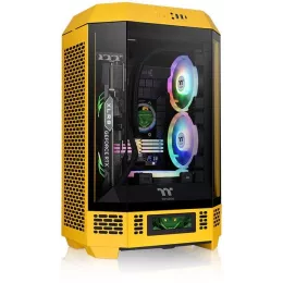 Корпус Thermaltake The Tower 300 Bumblebee желтый без БП mATX 8x120mm 6x140mm 2xUSB3.0 audio bott PSU