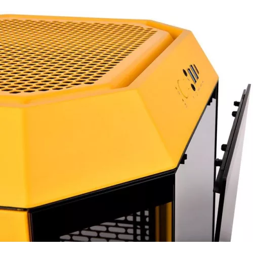 Корпус Thermaltake The Tower 300 Bumblebee желтый без БП mATX 8x120mm 6x140mm 2xUSB3.0 audio bott PSU