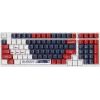 Клавиатура A4Tech S98 Sports механическая синий/белый USB for gamer LED (S98 SPORTS NAVY BLMS RED PLUS) кабель 1.8м