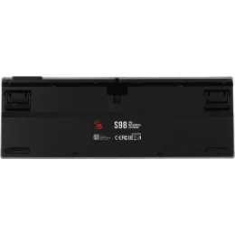 Клавиатура A4Tech S98 Sports механическая синий/белый USB for gamer LED (S98 SPORTS NAVY BLMS RED PLUS) кабель 1.8м