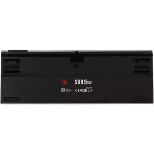 Клавиатура A4Tech S98 Sports механическая синий/белый USB for gamer LED (S98 SPORTS NAVY BLMS RED PLUS) кабель 1.8м