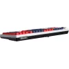 Клавиатура A4Tech S98 Sports механическая синий/белый USB for gamer LED (S98 SPORTS NAVY BLMS RED PLUS) кабель 1.8м