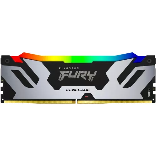 Память DDR5 32GB 6400MHz Kingston KF564C32RSA-32 Fury Renegade XMP RGB RTL Gaming PC5-51200 CL32 DIMM 288-pin 1.4В quad rank с радиатором Ret