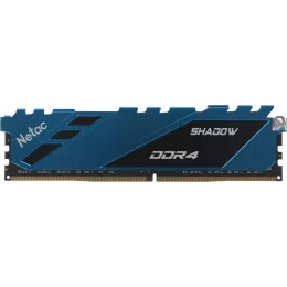 Память DDR4 8GB 2666MHz Netac NTSDD4P26SP-08B Shadow RTL Gaming PC4-21300 CL19 DIMM 288-pin 1.2В с радиатором Ret