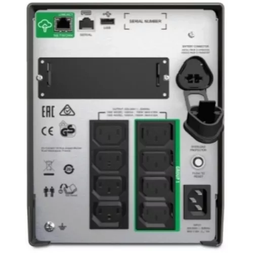 Источник бесперебойного питания APC Smart-UPS SMT1000IC 700Вт 1000ВА черный