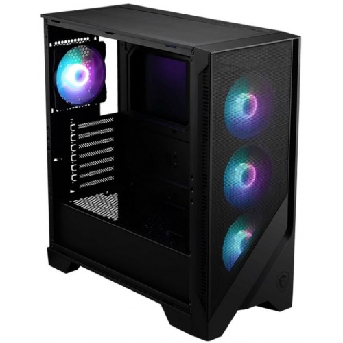 Корпус MSI MAG FORGE 320R черный без БП ATX 5x120mm 2xUSB3.1 audio bott PSU