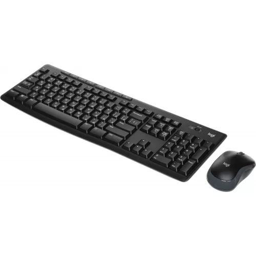 Клавиатура + мышь Logitech MK270 клав:черный мышь:черный USB беспроводная Multimedia (920-003381)