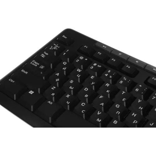 Клавиатура + мышь Logitech MK270 клав:черный мышь:черный USB беспроводная Multimedia (920-003381)