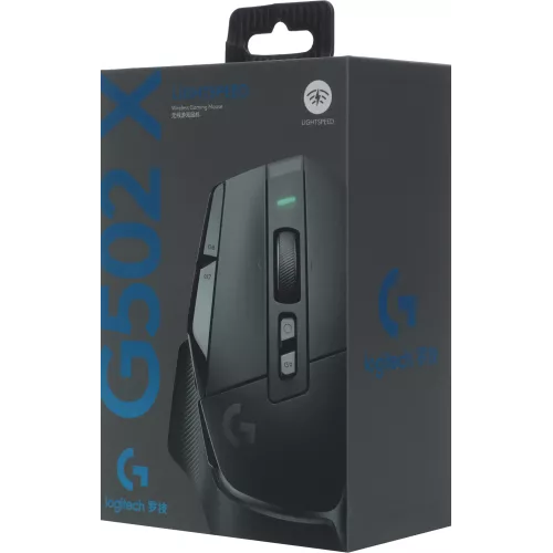 Мышь Logitech G502 X Lightspeed черный оптическая 25600dpi беспров. USB 13but (910-006185)