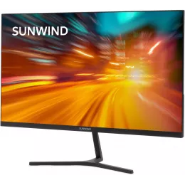 Монитор SunWind 23.8" SM-24FI401 черный IPS LED 1ms 16:9 HDMI матовая 250cd 178гр/178гр 1920x1080 180Hz G-Sync FreeSync DP FHD 2.79кг