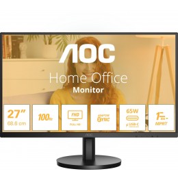 Монитор AOC 27" Basic-Line 27B3CA2 черный IPS LED 1ms 16:9 HDMI M/M матовая 250cd 178гр/178гр 1920x1080 100Hz DP FHD USB 3.36кг