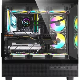 Корпус Formula Crystal Z8 черный без БП ATX 11x120mm 4x140mm 1xUSB3.0 audio bott PSU
